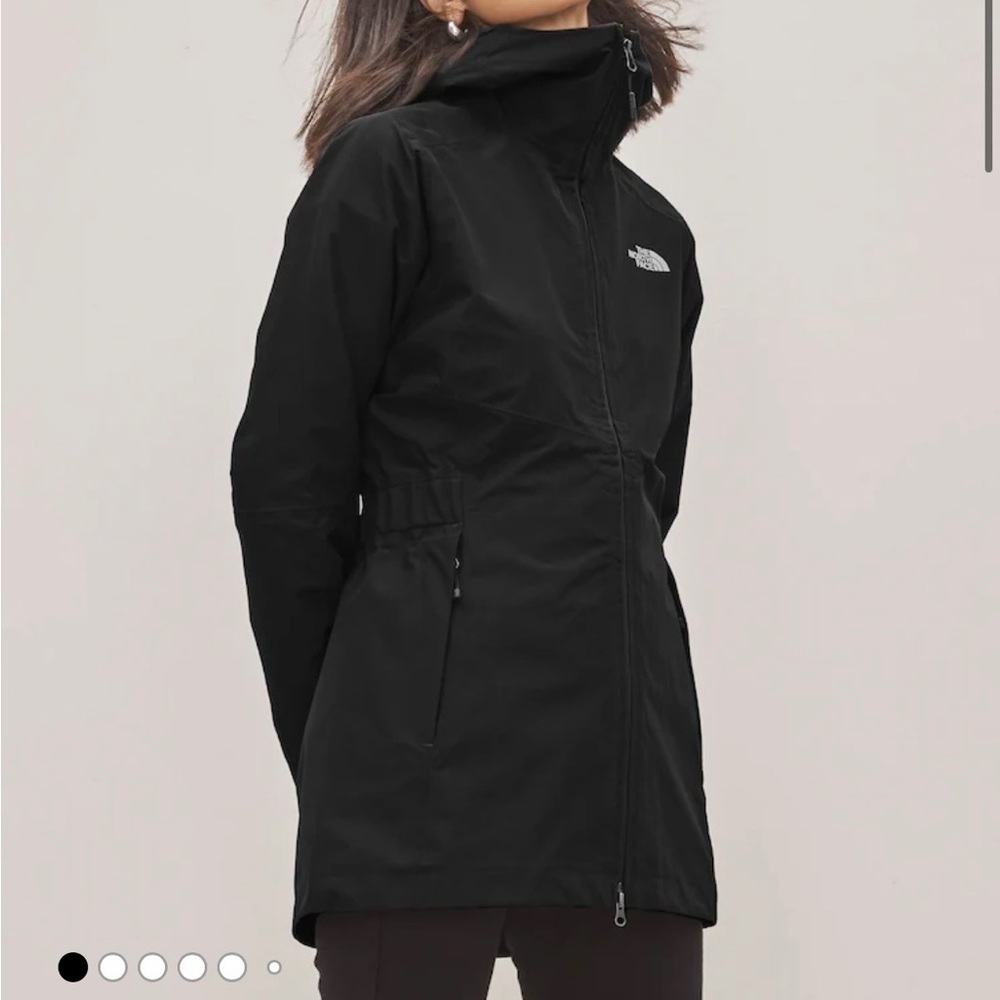 The North Face Women's Black Hikesteller Parka shell jacket xs NEW